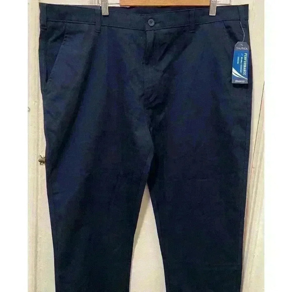 Nautica Young Men's Uniform Flat Front Stretch Twill Pants NWT Size 40X30 - Picture 4 of 13